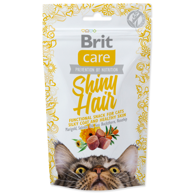 BRIT Care Cat Snack Shiny Hair 50g