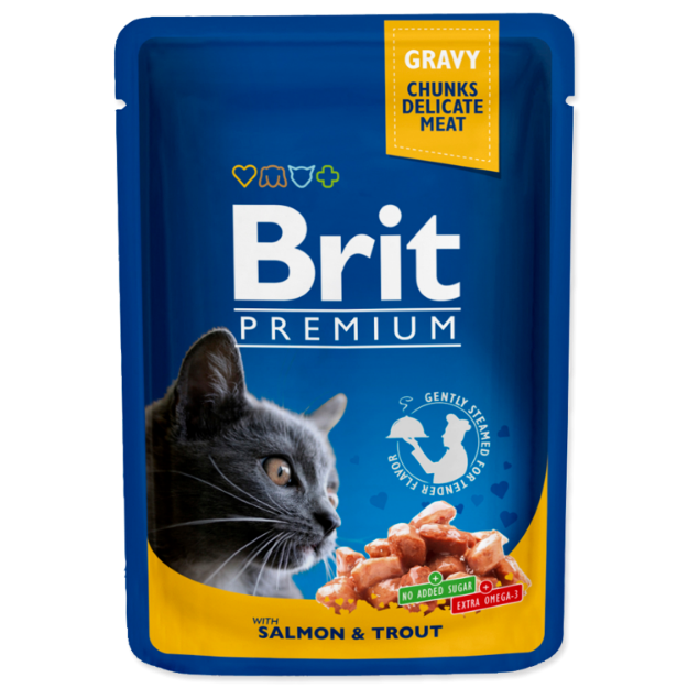 Kapsicka BRIT Premium Cat Chicken & Turkey 100g