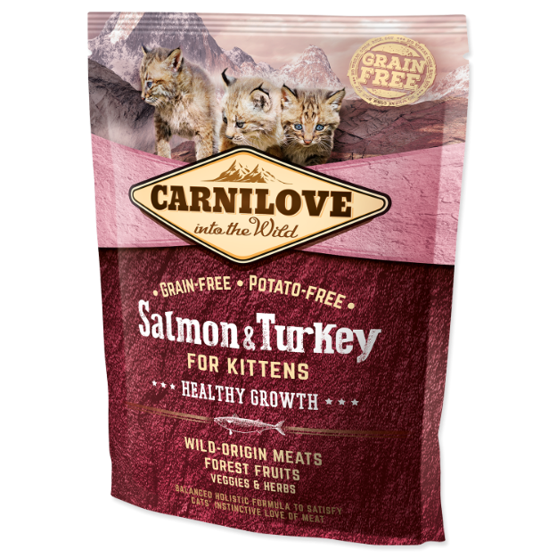 CARNILOVE Kittens Salmon and Turkey Healthy Growth 400g