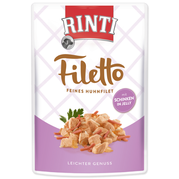 Kapsicka RINTI Filetto kure + šunka v želé 100g