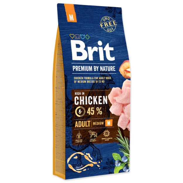 BRIT Premium by Nature Adult M 15kg