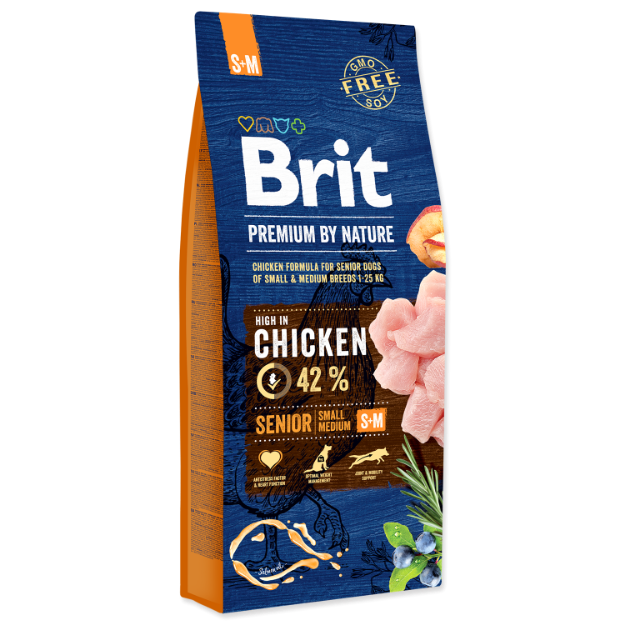 BRIT Premium by Nature Senior S+M 15kg