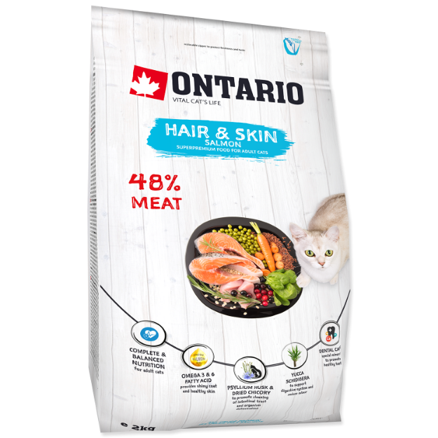 ONTARIO Cat Hair & Skin 2kg