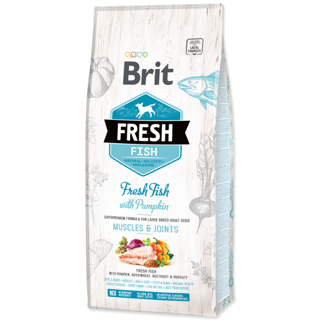 BRIT Fresh Fish with Pumpkin Adult Large 12kg