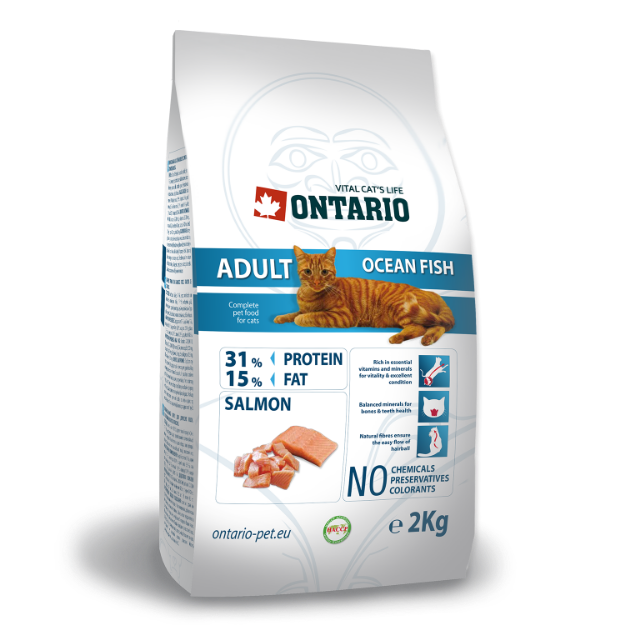 ONTARIO Cat Adult Ocean Fish 2kg