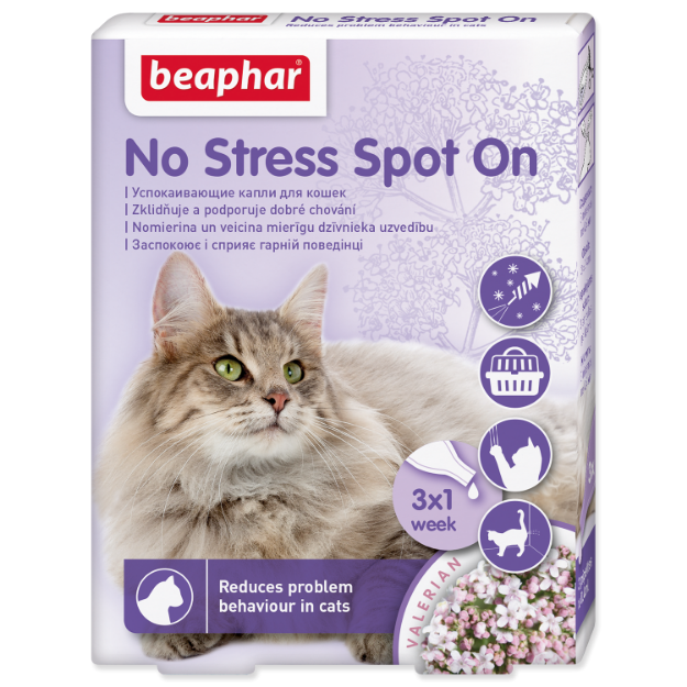 Spot On BEAPHAR No Stress pro kocky 1,2ml