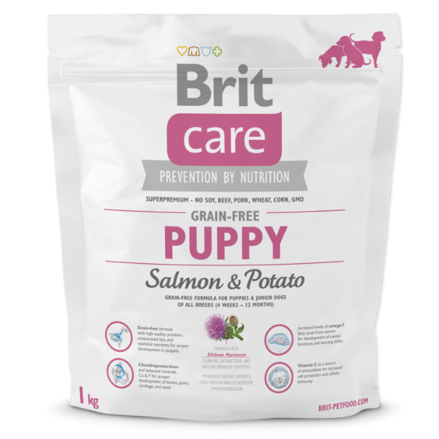 BRIT Care Grain-free Puppy Salmon & Potato 1kg