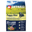 ONTARIO Puppy Mini Lamb & Rice 2,25kg