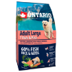 ONTARIO Dog Adult Large Fish & Rice 2,25kg