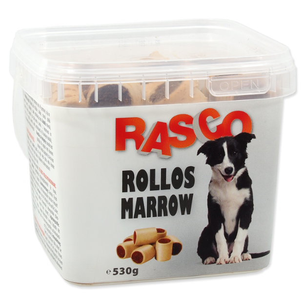 Sušenky RASCO Dog rollos morkový malý 530g