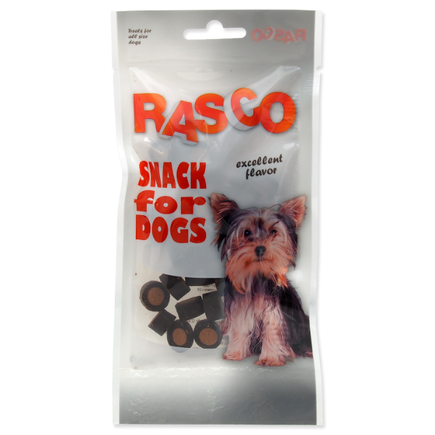 Pochoutka RASCO Dog kolecka lososová 50g