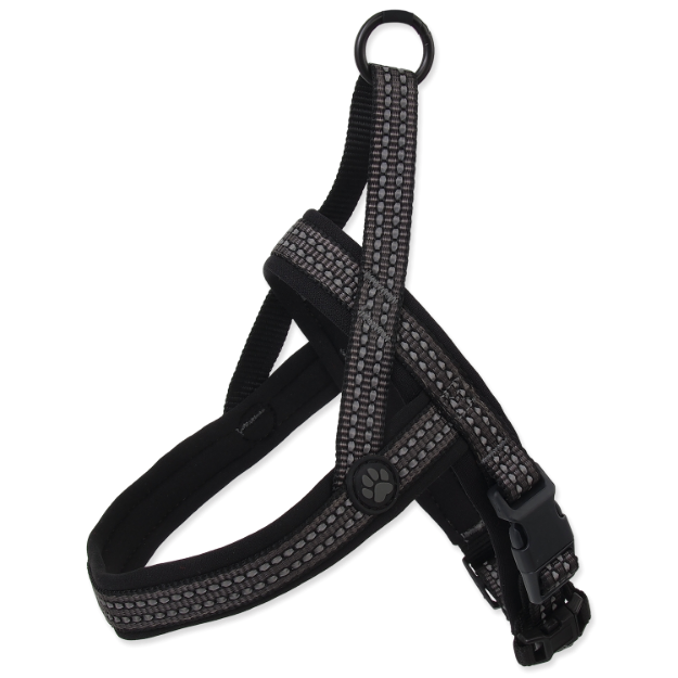 Postroj ACTIVE DOG Neoprene šedý S/M 