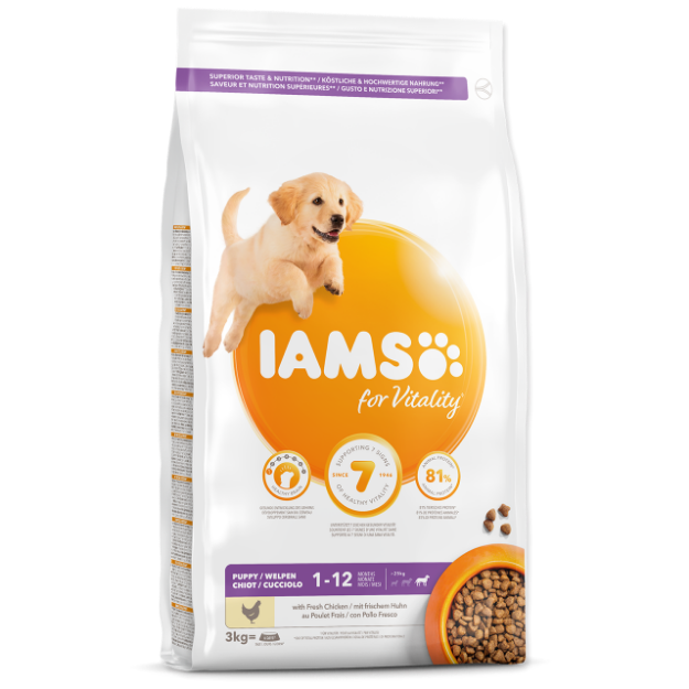 IAMS Dog Puppy Large Chicken 3kg