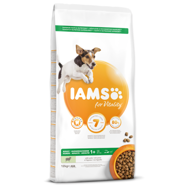 IAMS Dog Adult Small & Medium Lamb 12kg