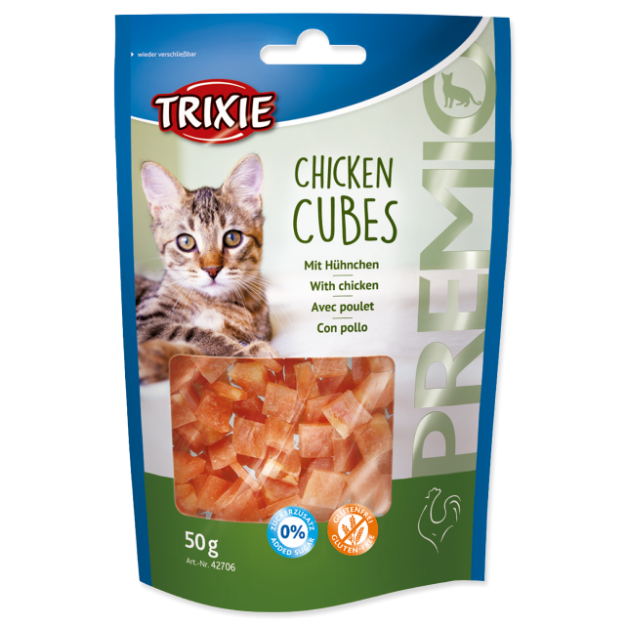 Kostky TRIXIE Cat Premio kurecí 50g