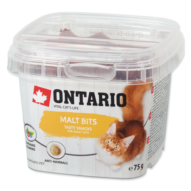 Snack ONTARIO Cat Malt Bits 75g