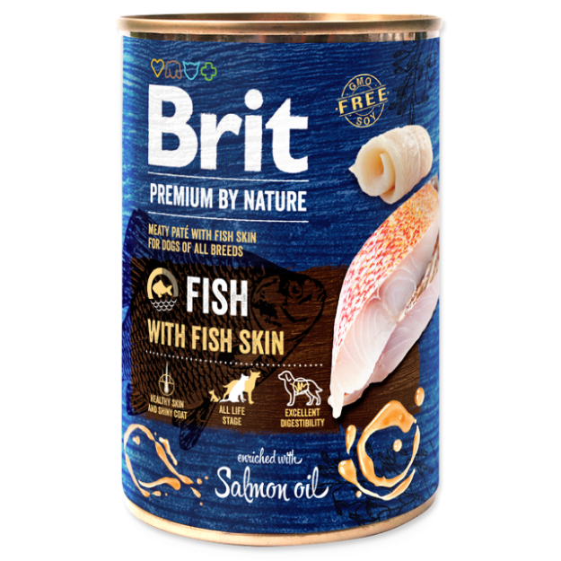 BRIT Premium by Nature Fish with Fish Skin 400g