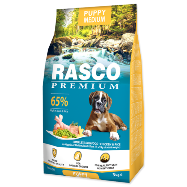 RASCO Premium Puppy / Junior Medium 3kg