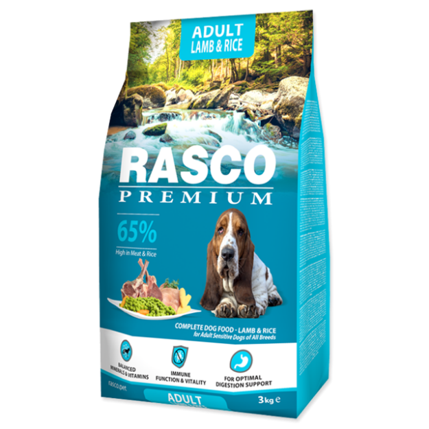 RASCO Premium Adult Lamb & Rice 3kg