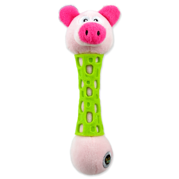 Hracka BeFUN TPR+plyš prase puppy 17 cm 