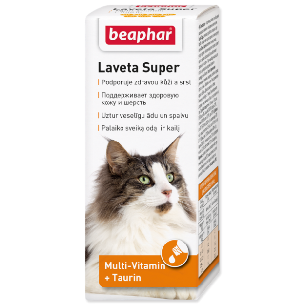 Kapky BEAPHAR Laveta Super vyživující srst 50ml