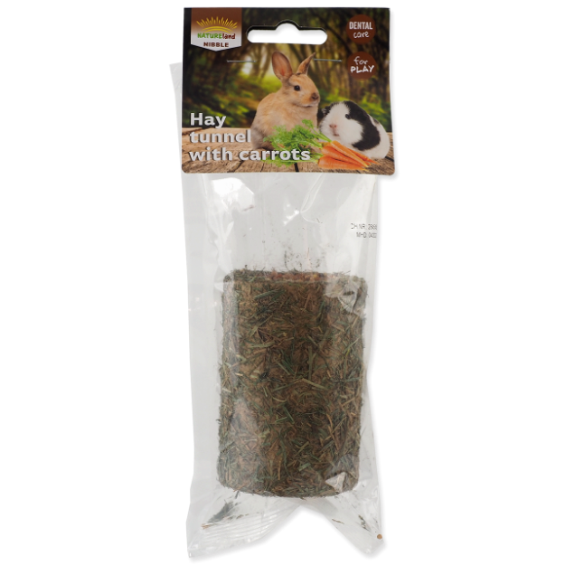 Tunel NATURE LAND Nibble ze sena plnený mrkví 125g