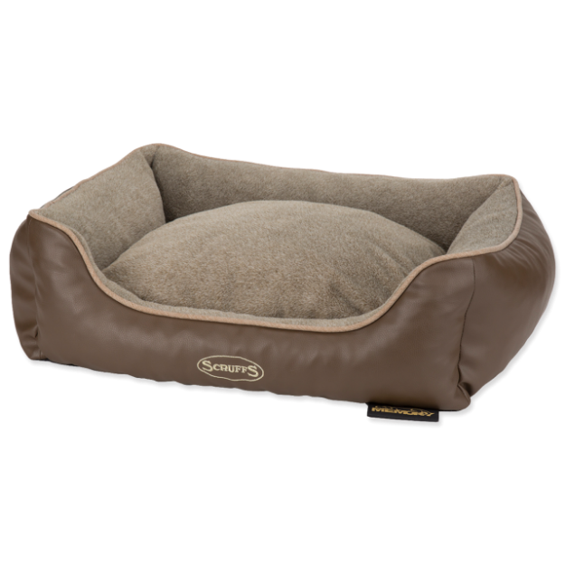 Pelíšek SCRUFFS Chateau Memory Foam Orthopaedic Box laté M 