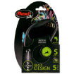 Vodítko FLEXI Black Design lanko modré S - 5 m 