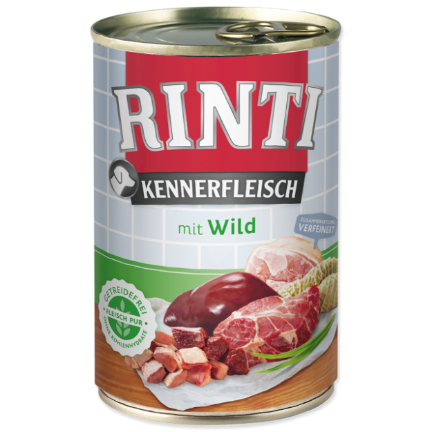 Konzerva RINTI Kennerfleisch zverina 400g