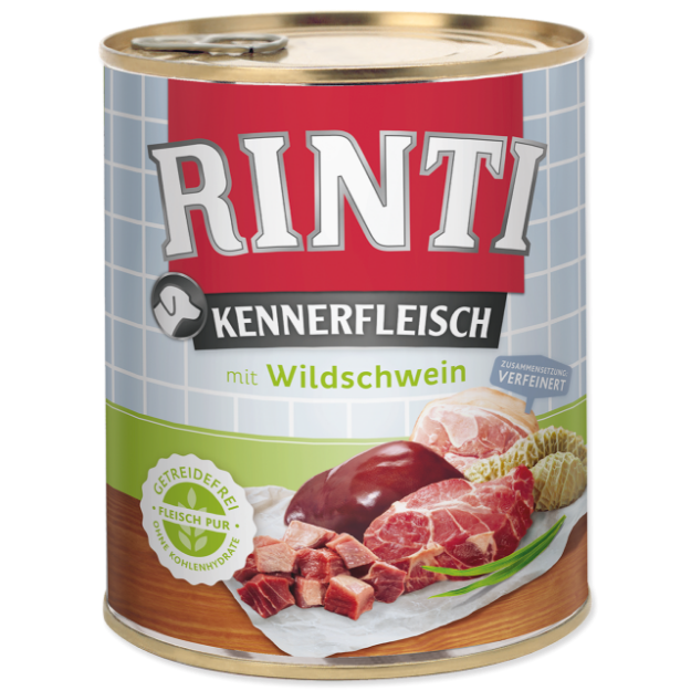 Konzerva RINTI Kennerfleisch divocák 800g