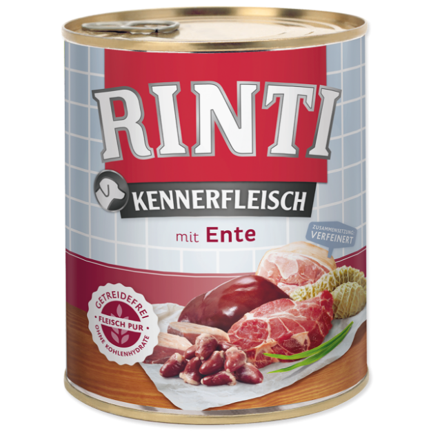 Konzerva RINTI Kennerfleisch kachní srdce 800g