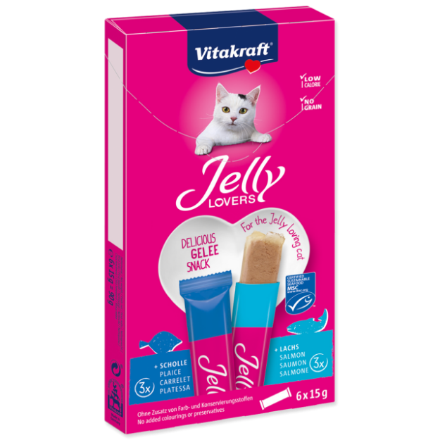 VITAKRAFT Jelly Lovers MP losos / platýs 90g