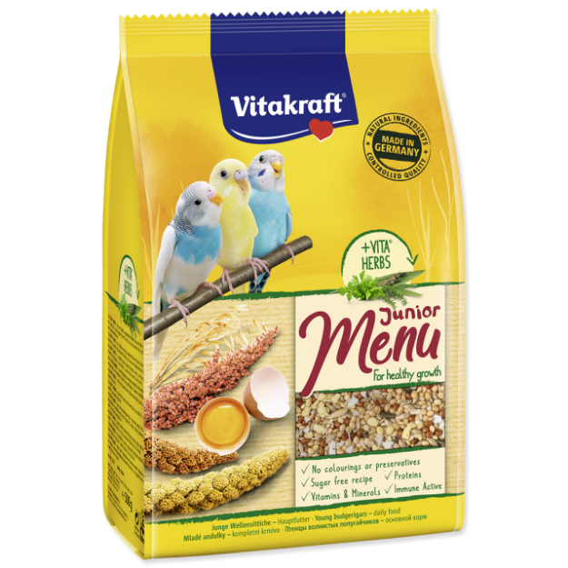 Menu VITAKRAFT Budgies Junior bag 500g