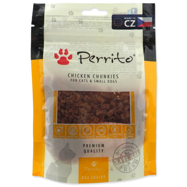 Pochoutka PERRITO Chicken Chunkies 100g