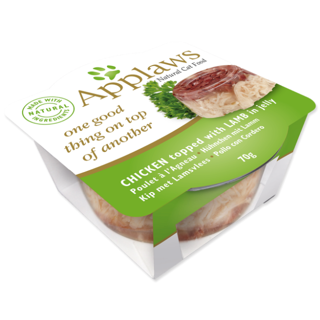 Kalíšek APPLAWS Cat Chicken with Lamb Layer 70g