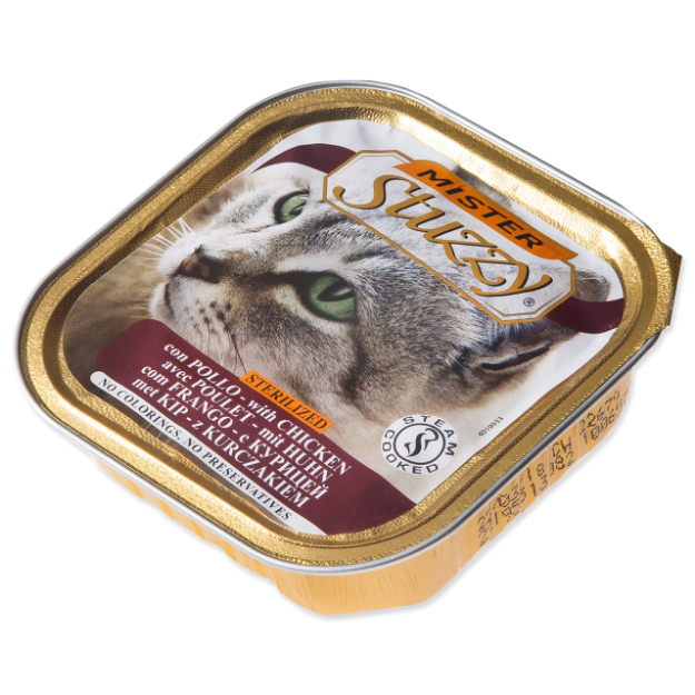 Vanicka MISTER STUZZY Cat pro sterilizované kocky kurecí 100g