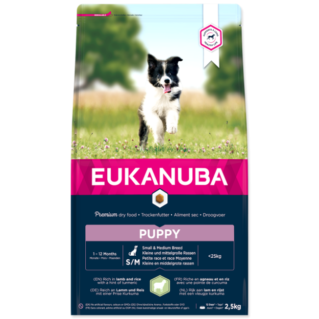 EUKANUBA Puppy Small & Medium Breed Lamb 2,5kg