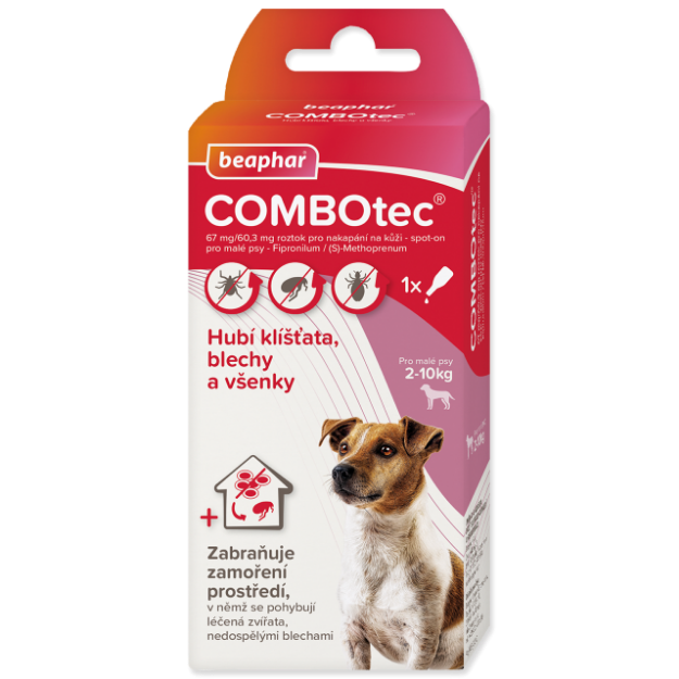 Spot On BEAPHAR COMBOtec pro psy S 2 - 10kg 0,67ml