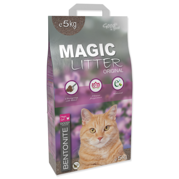 Kockolit MAGIC LITTER Bentonite Original Flowers 5kg