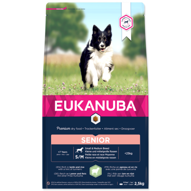 EUKANUBA Senior Small & Medium Breed Lamb 2,5kg