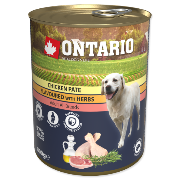 Obrázek Konzerva ONTARIO Chicken Pate Flavoured with Herbs