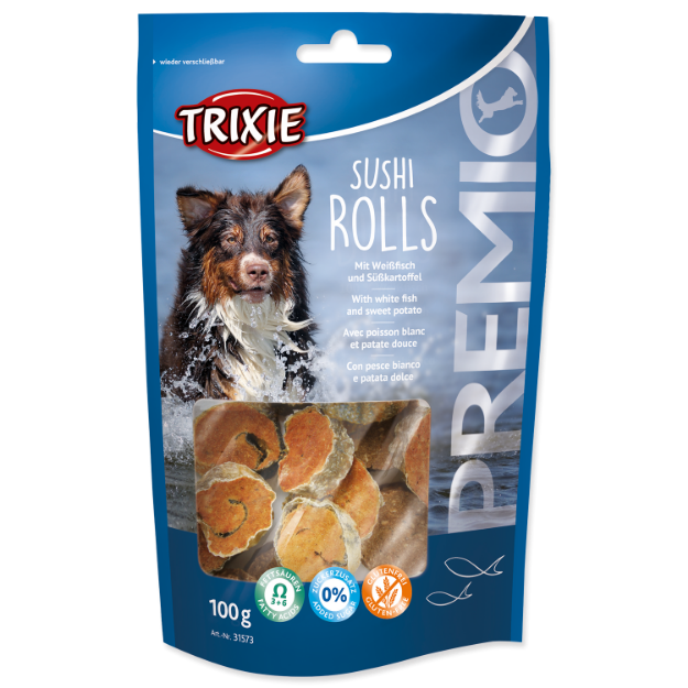 Obrázek Rolky TRIXIE Dog Sushi 100g