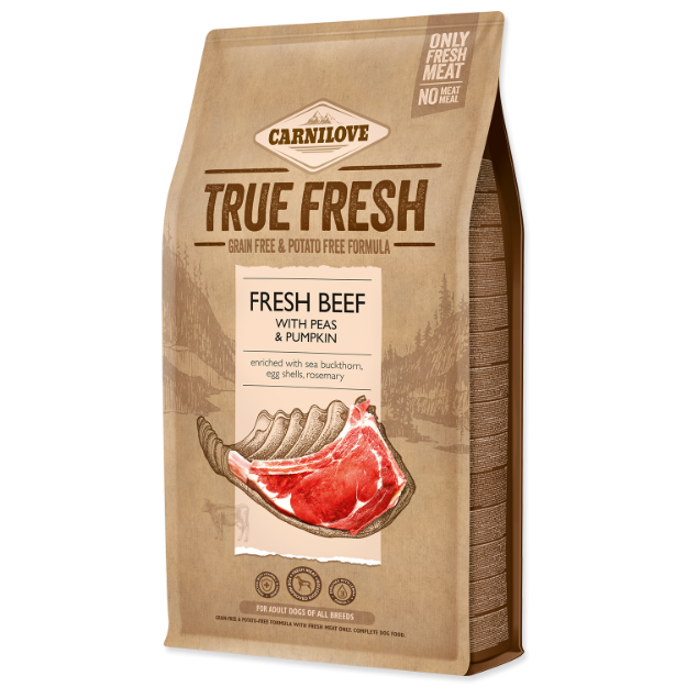 Obrázek CARNILOVE True Fresh BEEF  for Adult dogs 4 kg