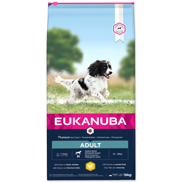 Obrázek EUKANUBA Adult Medium Breed 15kg