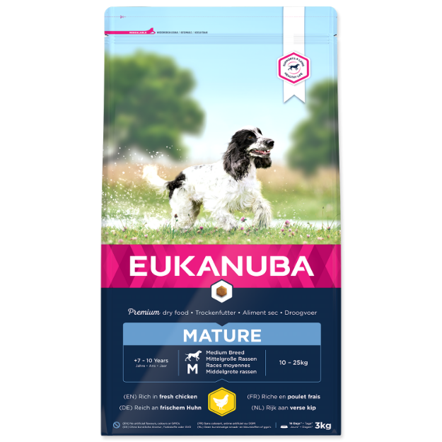 Obrázek EUKANUBA Mature Medium Breed 3kg