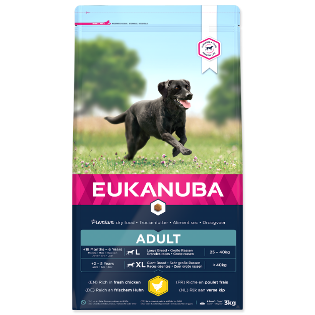 Obrázek EUKANUBA Adult Large Breed 3kg