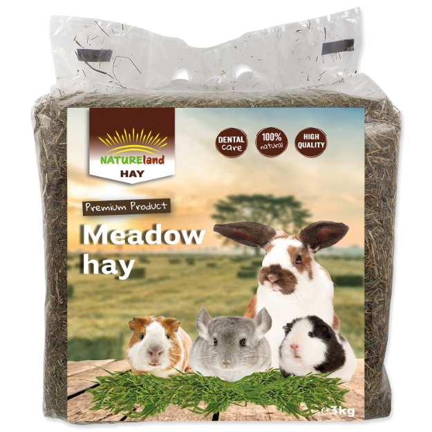 Obrázek Seno NATURE LAND Meadow Hay z horských luk 3 kg