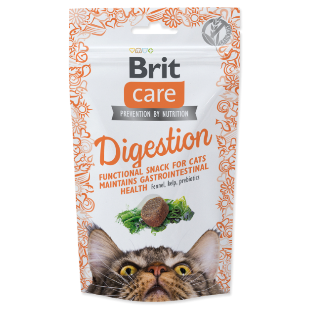 Obrázek BRIT Care Cat Snack Digestion  50 g