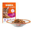 Obrázek Kapsička IAMS Cat Senior Delights Chicken in Gravy 85g