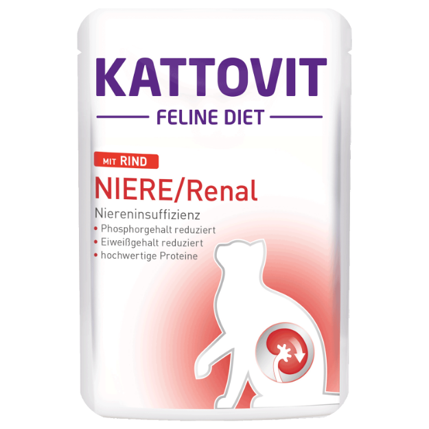 Obrázek Kapsička KATTOVIT Niere / Renal hovězí 85g